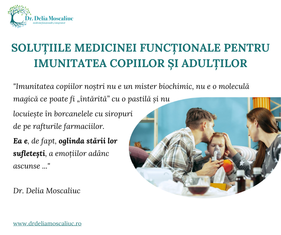 Iminitatea copiilor și a adulților din perspectiva medicinei funcționale