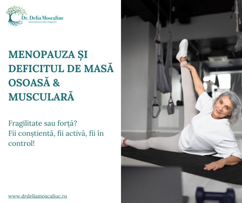Menopauza si deficitul de masa osoasa si musculara